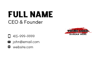 Brush Asian Wordmark Business Card Image Preview