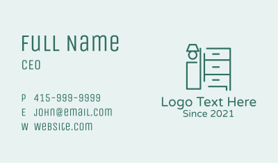 Minimalist Home Furniture  Business Card Image Preview