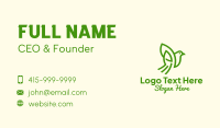 Nature Finch Outline Business Card Image Preview