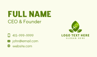 Natural Leaf Sweeper Business Card Image Preview
