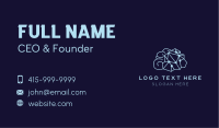 Digital Cyber Brain Business Card Image Preview