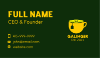 Lemon Tea Cup Business Card Image Preview