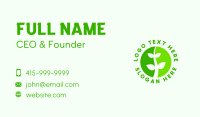 Natural Organic Farming Business Card Design