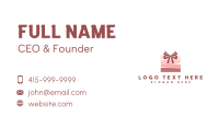 Gift Ribbon Boutique Business Card Design