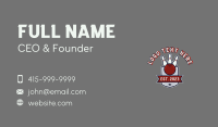 Tournament Sports Bowling Business Card Image Preview