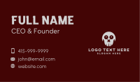 Mad Robot Skull Business Card Image Preview