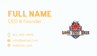 Basketball Net Shield Business Card Image Preview