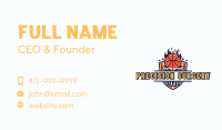 Basketball Net Shield Business Card Image Preview