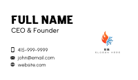 Thermal Heating Cooling Business Card Image Preview