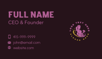 Feminine Dumbbell Gym Business Card Image Preview