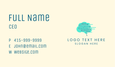 Digital Brain Technology Business Card Image Preview