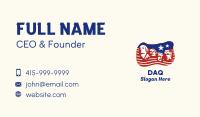 Mount Rushmore Patriotic Flag Business Card Image Preview