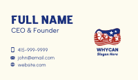 Mount Rushmore Patriotic Flag Business Card Image Preview