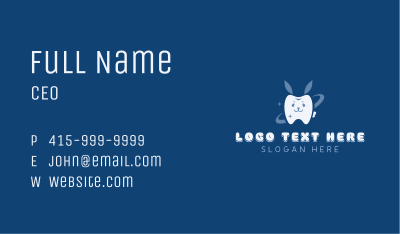 Bunny Ears Tooth Business Card Image Preview
