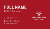 Political Liberty Statue  Business Card Image Preview