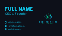 Cyber Technology Surveilance Business Card Image Preview