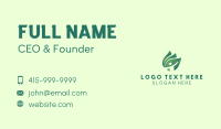 Eco Friendly Human Leaf Business Card Image Preview