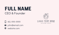 Floral Boot Gardener Business Card Preview