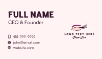 Aesthetic Woman Eyelash Business Card Image Preview