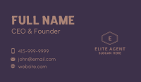 Classic Apparel Letter Business Card Image Preview