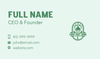 Flower Garden Rake Business Card Design