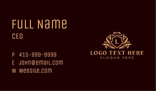 Luxury Royal Ornament  Business Card Design Image Preview