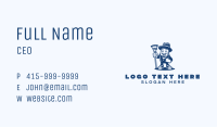 Janitorial Clean Housekeeping Business Card Image Preview