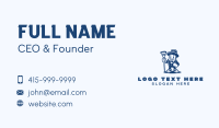 Janitorial Clean Housekeeping Business Card Image Preview