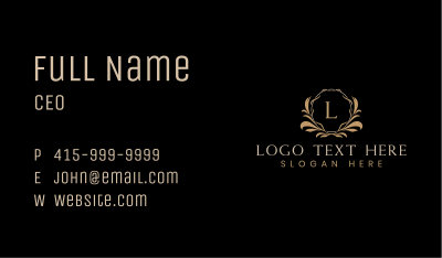 Elegant Luxury Ornamental Business Card Image Preview