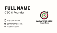 Dartboard Target Business Card Image Preview