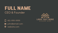 House Roof Realtor Business Card Design