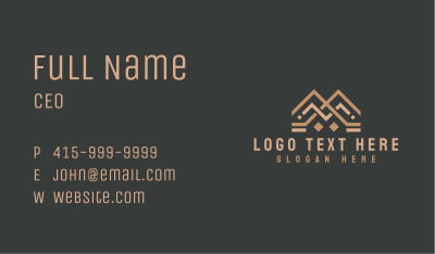 House Roof Realtor Business Card Image Preview
