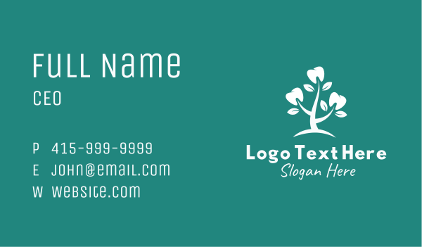 Dentist Tooth Plant Business Card Design Image Preview
