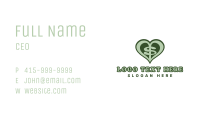 Love Heart Dollar Letter S Business Card Image Preview