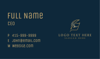 Feather Pen Signature Business Card Image Preview