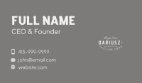 Beauty Stylist Wordmark Business Card Image Preview