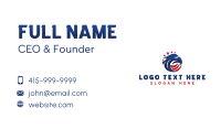 Patriotic Eagle America Business Card Design