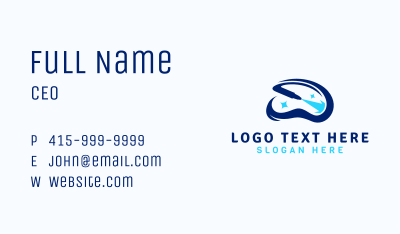 Blue Water Pressure Washing Business Card Image Preview