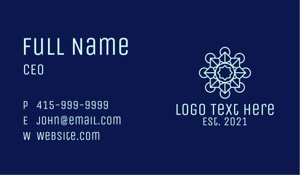Blue Lantern Decor  Business Card Design Image Preview