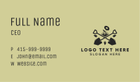 Flower Plant Shovel  Business Card Image Preview