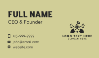 Flower Plant Shovel  Business Card Image Preview