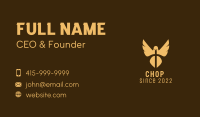 Yellow Dove Charity Business Card Image Preview