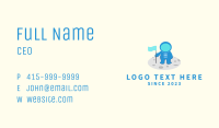 Space Astronaut Mascot  Business Card Image Preview