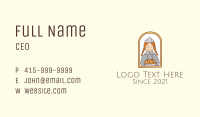 Girl Pastry Chef  Business Card Image Preview