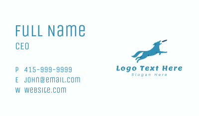 Frisbee Dog Pet Shop Business Card Image Preview