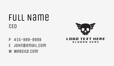 Winged Cranium Business Card Image Preview