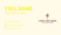 Gelato Ice Cream  Business Card Image Preview