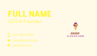 Gelato Ice Cream  Business Card Image Preview