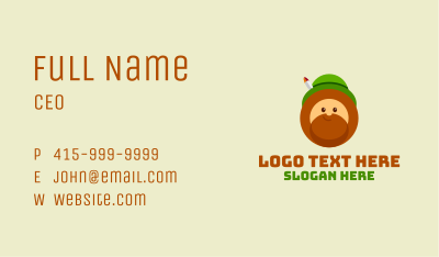 Irish Leprechaun Mascot Business Card