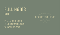 Elegant Premium Business Wordmark Business Card Image Preview